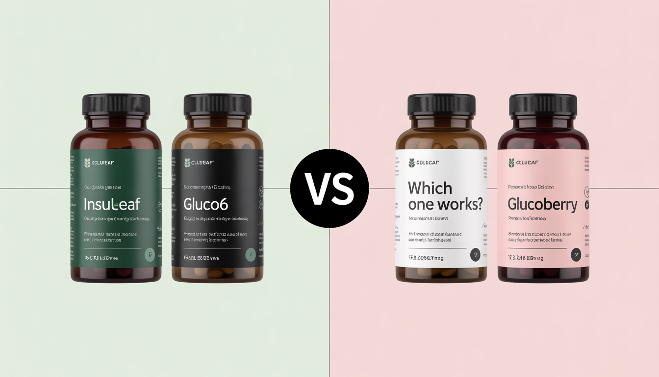 insuleaf vs gluco6 vs glucoberry