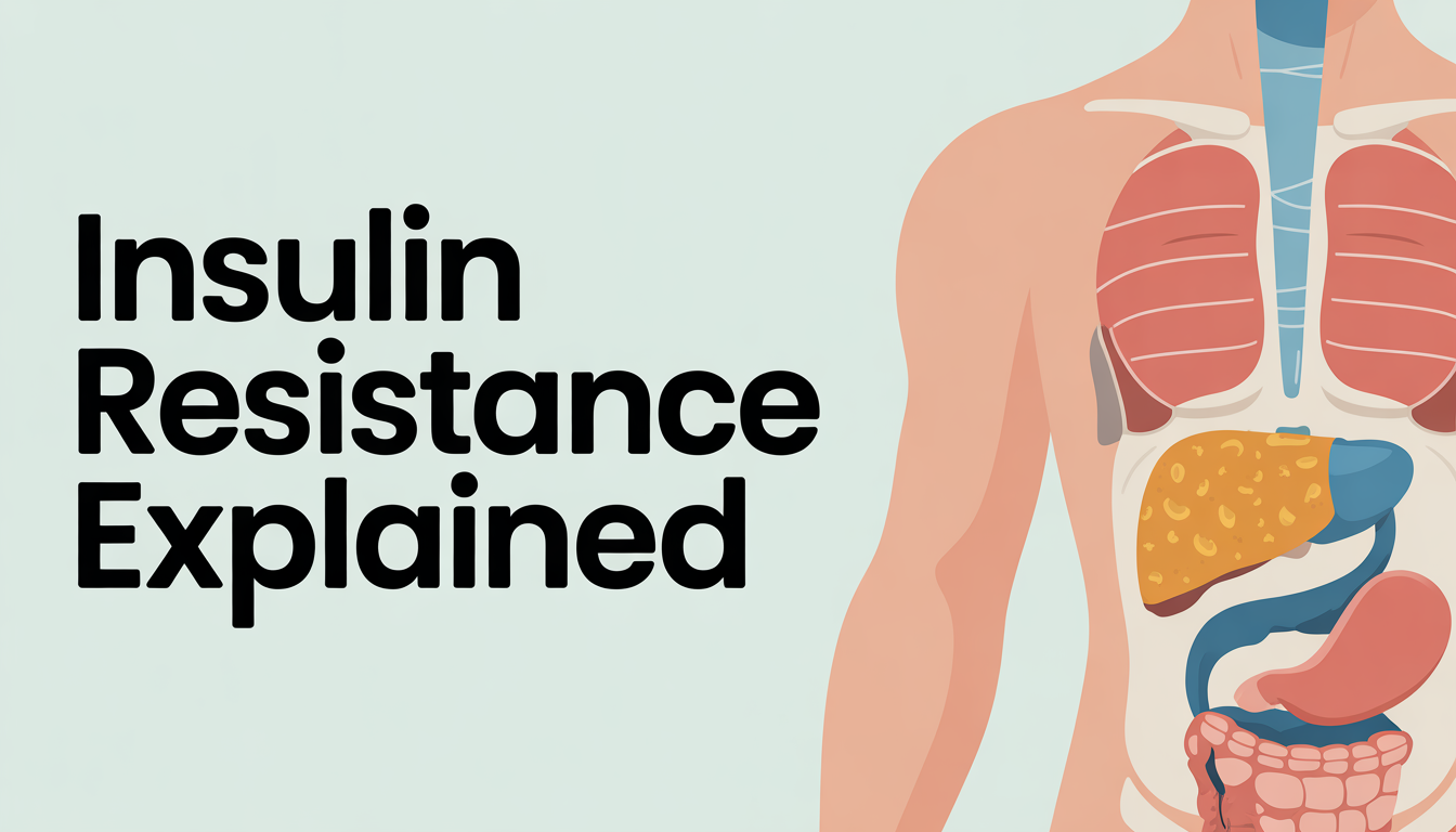 insulin resistance explained glucose metabolism concept