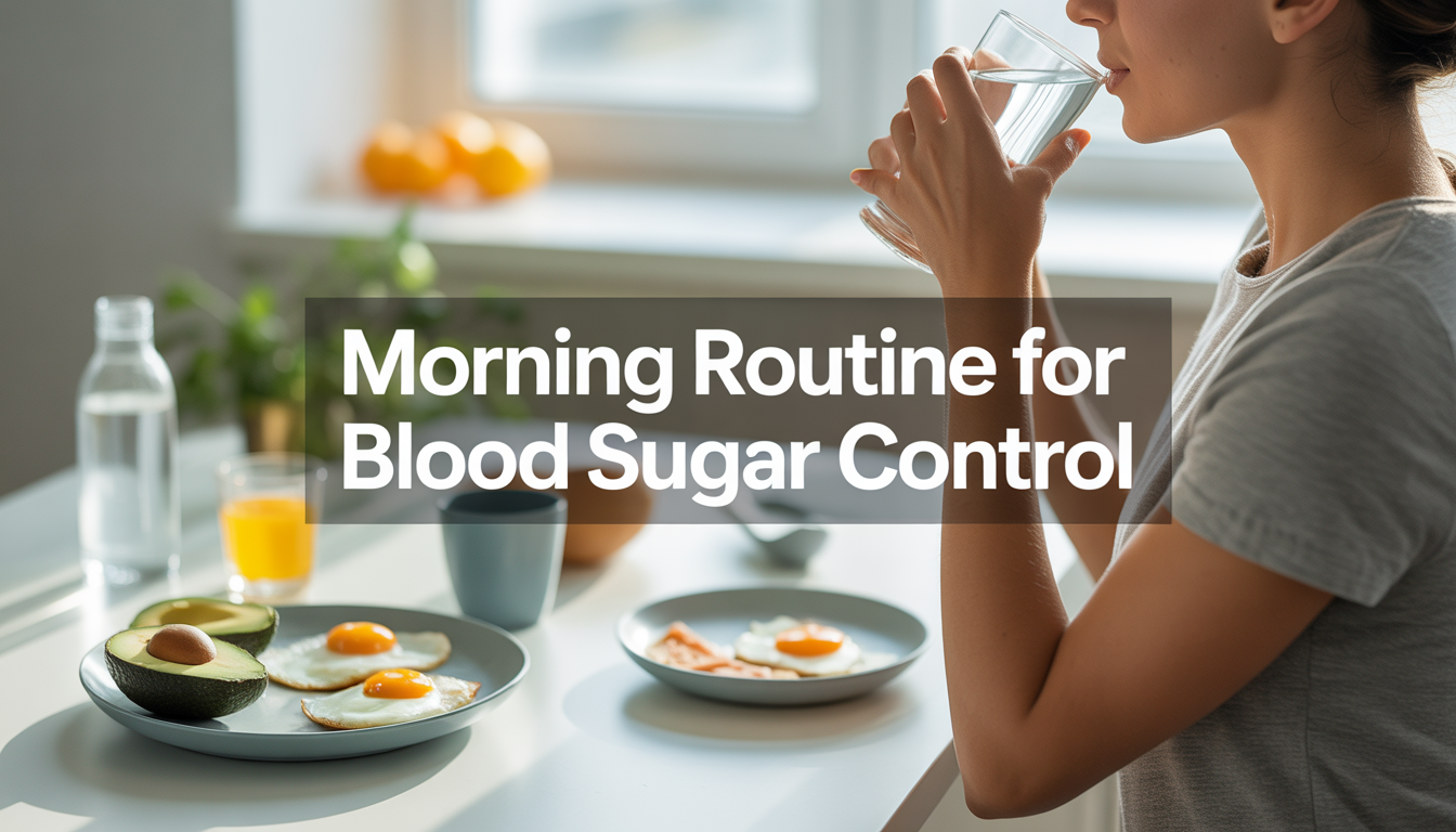 morning routine for blood sugar control healthy daily habits
